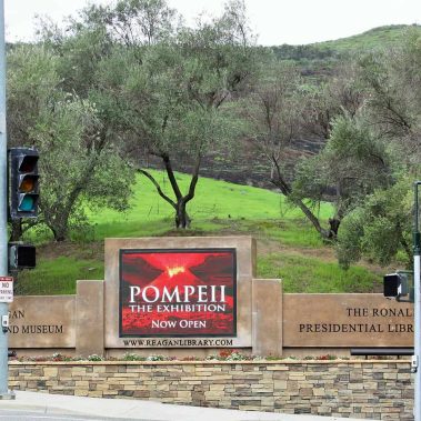 Monument sign - Ronald Reagan Library
